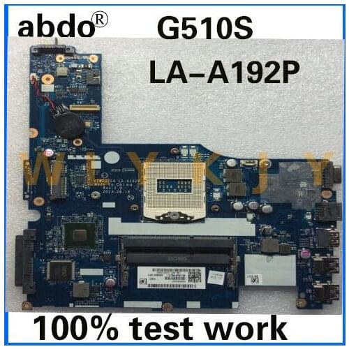 For Lenovo G510S VIWG3/G4 LA-A192P Notebook Motherboard PGA947 DDR3 100% Test Work