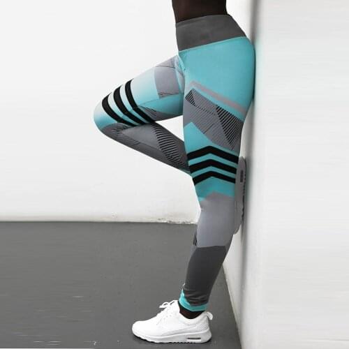 New 2018 Womens Pink Blue YO-GA Leggings Summer Thin Skinny Trousers HOt Sale