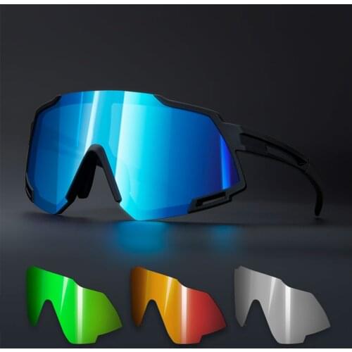 NEWBOLER 2019 New Design Anti-UV Polarized Fishing Glasses For Man Women Eyewear Cycling Sunglasses 5 Lens Sport Glasses