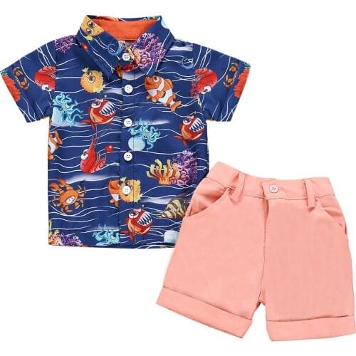 2020 New Kids Boys Summer Clothes Toddler Gentleman T-shirt Tops Shorts + Pants Outfits 2Pcs Kid Baby Boy Casual Clothing Sets