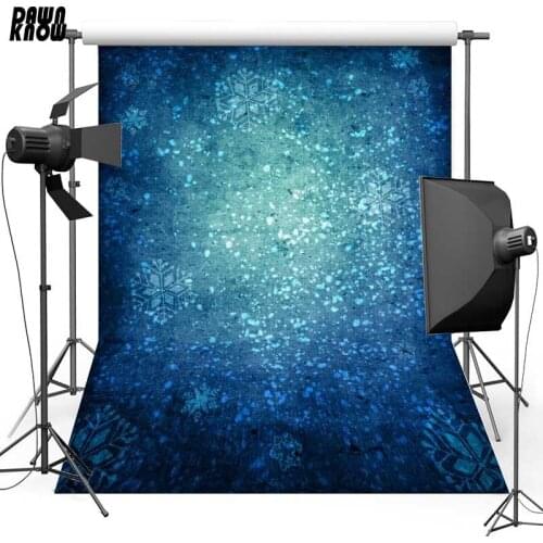 DAWNKNOW Snowflake Shimmer Wall New Flannel Photography Background For Baby Vinyl Backdrop For Wedding Photo Studio F661