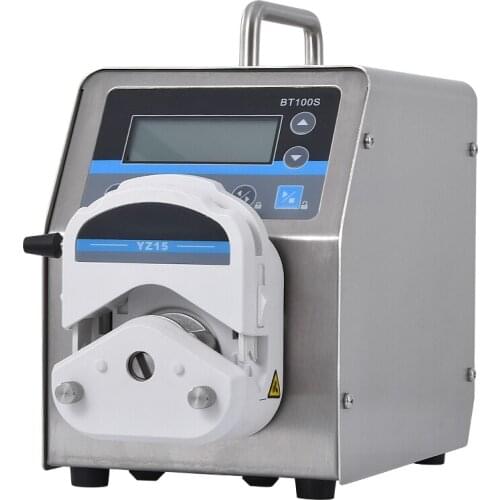 YZ15 Peristaltic Pump led digital display low flow Precise variable speed Pump for water pumps fluid BT100S 0.1~150turn/min