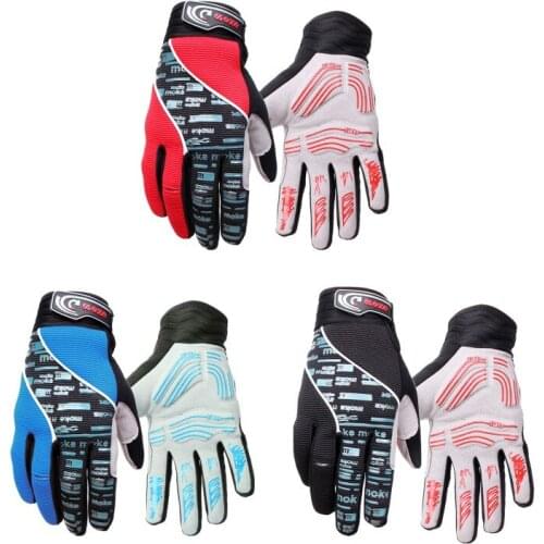 Antiskid bicycle full finger gloves Motorcycle MTB Road Bike Gloves Men Women Sports Bicycle Gloves M-XL