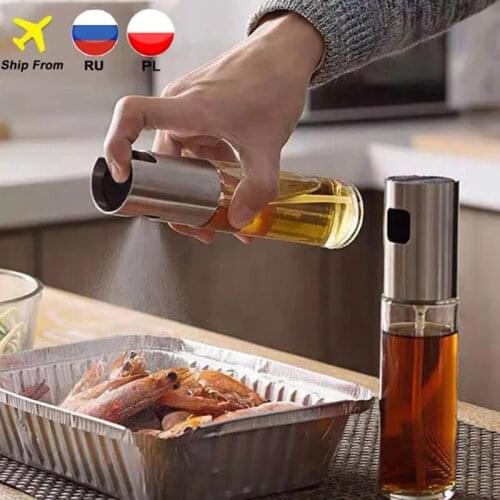 Kitchen Baking Oil Cook Oil Spray Empty Bottle Vinegar Bottle Oil Dispenser Cooking Tool Salad BBQ Cooking Glass Oil sprayer