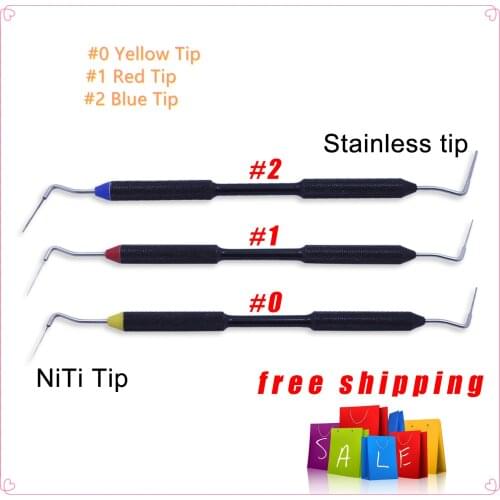 Dental Sybronendo Endo Buchanan Hand Plugger Nickel-titanium/Stainless Steel end Tip Fill Obturation Size 0,1,2