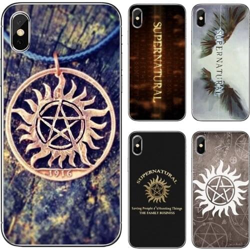 Supernatural-TV-Show-Quotes-logo-Art Soft Cases For Samsung Galaxy S7 S8 S9 S10E S20 FE Note 10 20 Edge Lite Plus Ultra