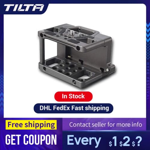 TILTA TA-BSP-F970 F970 Battery Base plate for BMPCC 4K Cage Blackmagic Pocket Cinema Camera 4K Rig (F970 Battery Baseplate)