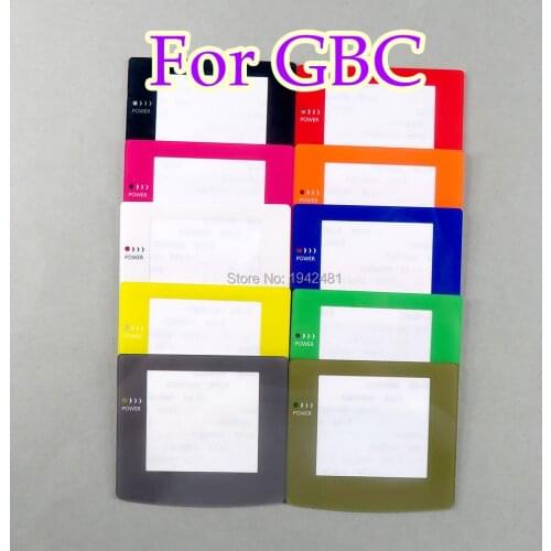 1PC High quality Plastic Colors Screens for Gameboy Color GBC Repair Accessories Lens Cover for GBC Console