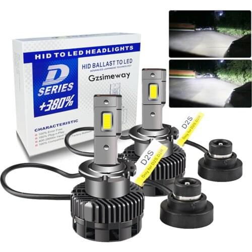 2PCS Car Light D3S D2S D2R D1S D4S D4R D5S D8S Auto LED canbus Headlight Bulb 70W 15200LM 6000K LED Replace HID Conversion Lamp