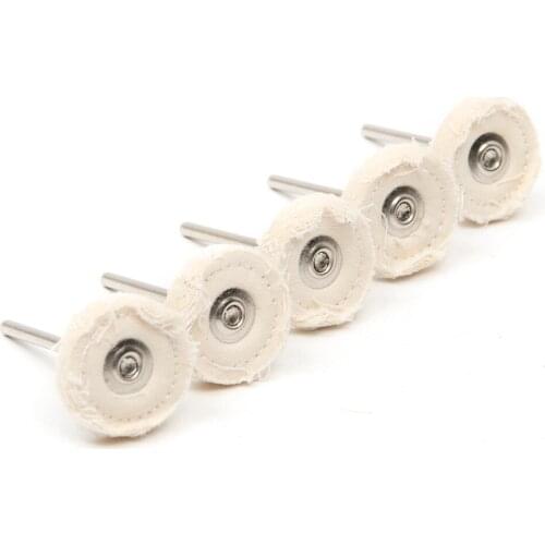 5PCs Cloth Polishing Wheel Buffer pad Cotton for Buff Dremel Accessory