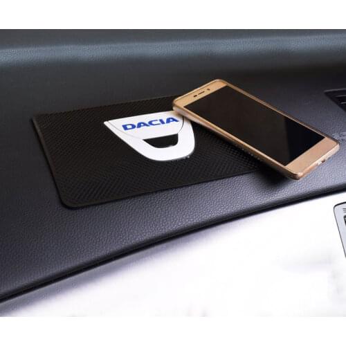 Car Styling Interior Stickers Anti-Slip Mat Accessories Case For Dacia Lodgy 2 Mcv Sandero Duster Logan Sandero Emblems