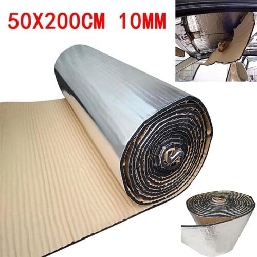 Car Heat Shield Firewall Mat Insulation Sound Deadener Universal Trunk Dustproof Absorption Aluminum