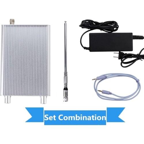 Free Shipping Manufacturer wireless Radio NIO-T6A FM PLL Transmitter kit with host+audio cable+power supply+short antenna