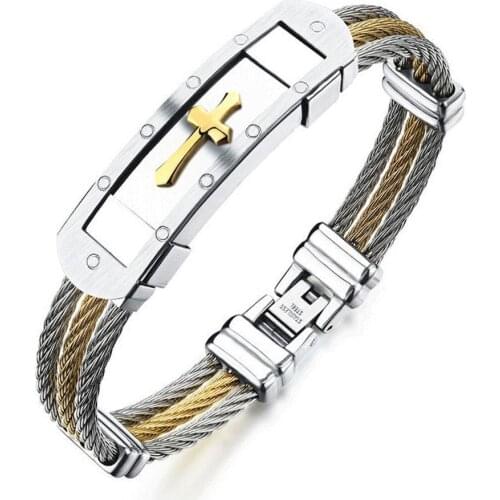 New Design Punk Stainless steel Bracelet For Man Motorcycle Bike Bicycle Chain Jewelry Bangle Popular style Friendship Gift