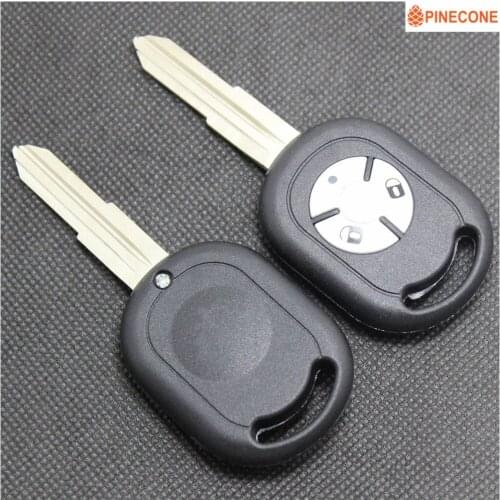 PINECONE for SGMW WULINGZHIGUANG Car Key Case 3 Buttons Uncut Left Blade Replace Keyless Remote Key Shell Casing Fob