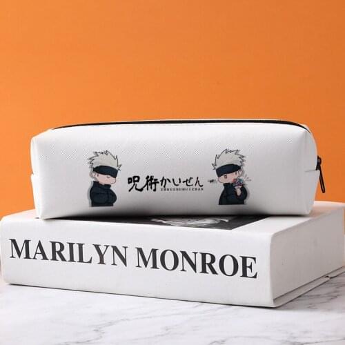 Anime Jujutsu Kaisen Itadori Yuji Cosplay Pencil Case Cartoon Pen Bags School Storage Bag Unisex Student Stationery Pencil Box