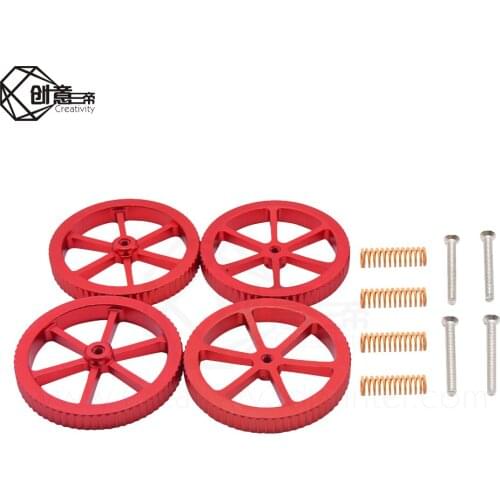 3D Printer Parts 4PCS Hotbed Springs Add 4PCS Creality Hand Twist Leveling Nut For Creality Ender-3/Ender-5/CR-10 Series