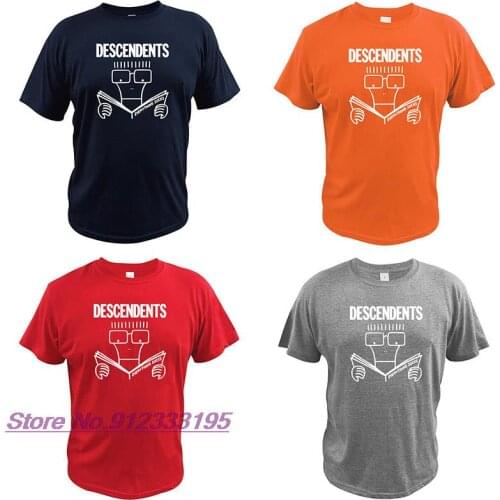 EU Size 100% Cotton T Shirt Descendents Milo Mens Everything Sucks Punk Rock Band Cartoon Tshirts Breathable Fitness Homme Tops