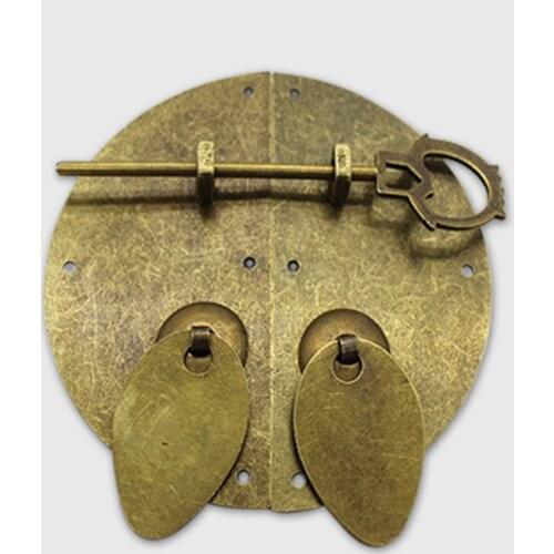 1pc Metal Kitchen Drawer Cabinet Door Double Round Handle Furniture Knobs Hardware Cupboard Pull Handles,10cm Dia.,1Pc