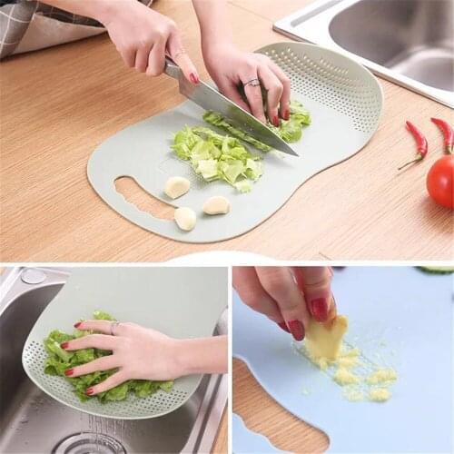 1pc Kitchen Chopping Blocks Tool Board Non-slip Frosted Kitchen Cutting Board Vegetable Meat Kitchen Accessories Chopping Board