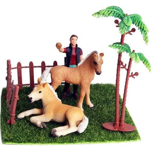 Mini Figure Animal Micro Landscape Decor Miniature Model for Dollhouse Decor