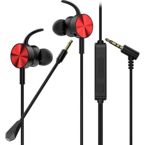 New 3.5mm Subwoofer Noise Reduction Wired Earphones 1.2m Built-In Microphone Dual Moving Coil Multicolor Music Earphones