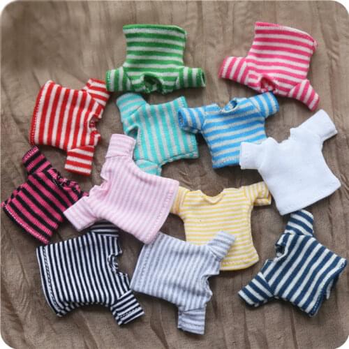 Ob11 baby clothes 1/12 bjd joker T-shirt long short sleeve GSC doll clothes Dolls Accessories
