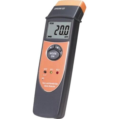 Professional Carbon Monoxide Detector LCD Electrical CO Gas Tester 1~1000PPM Mining Metallurgy Petrochemical Backlight Alarm