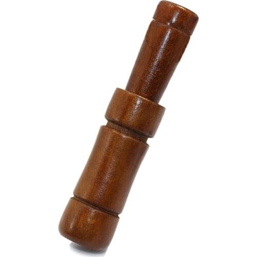 Outdoor Hunting Whistle Decoy Imitate Pheasant Duck Call Voice Call Bird Goose Voice Trap Brown Oak Wooden Whistle Drop Ship