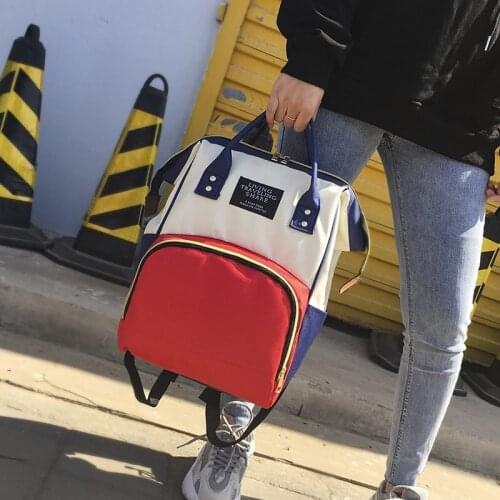 Large-capacity mommy backpack for outing portable shoulder bag adjustable shoulder strap comfortable handbag 2020 new nanny bag