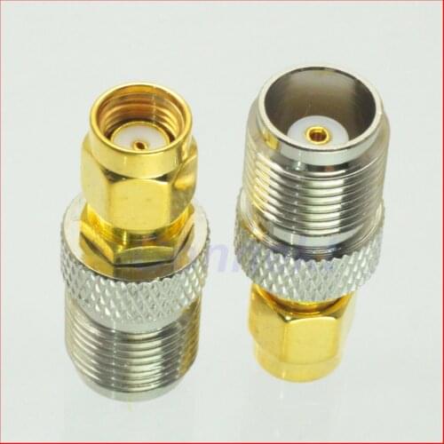10pcs/lot TNC female jack to RP-SMA male jack center RF adapter connector