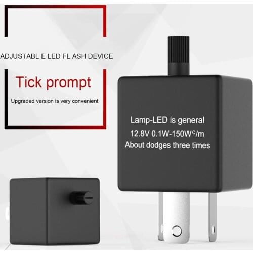 12V 2 Pin Motorcycle LED Flasher Relay Turn Signal Indicator Electronic Blinker Signals Control 0.1-150W Motorcycle Accessories