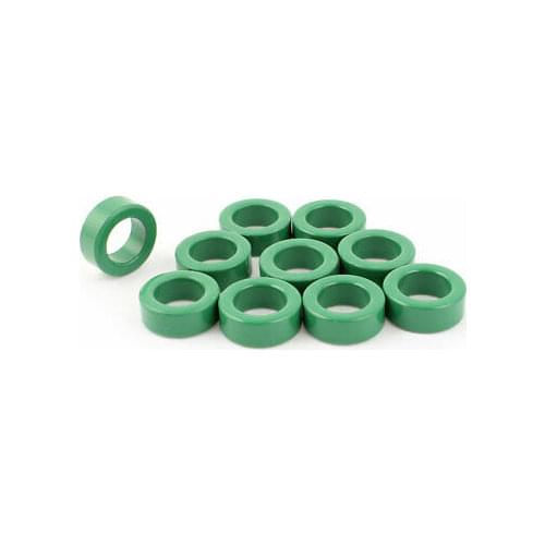 22mm x 14mm x 8mm Power Transformer Ferrite Toroid Cores Green 10 Pcs