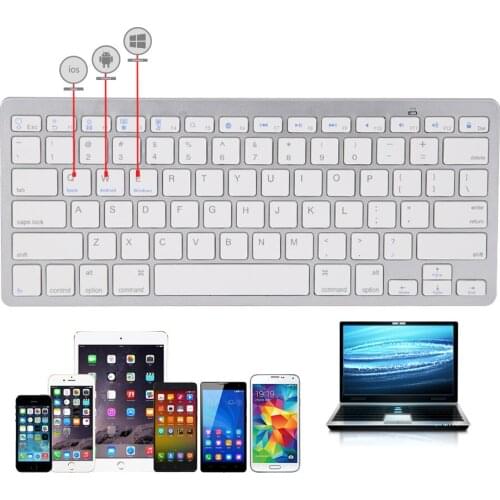 Wireless Bluetooth 3.0 Keyboard for Tablet Laptop Support iOS Windows Android System GK99