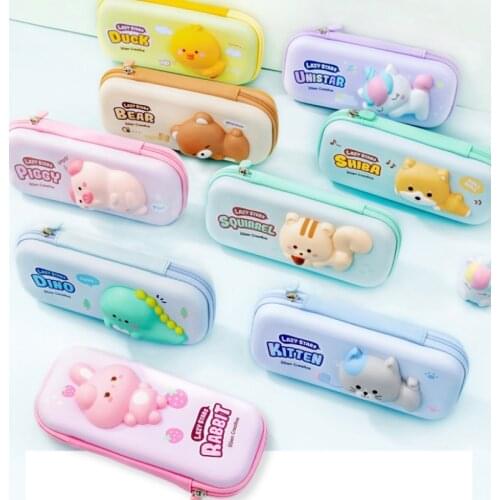 Large Capacity Decompression Pencil Case Bag Pen Holder School Office Makeup Bag Student Gift Large Storage Stationery Bag