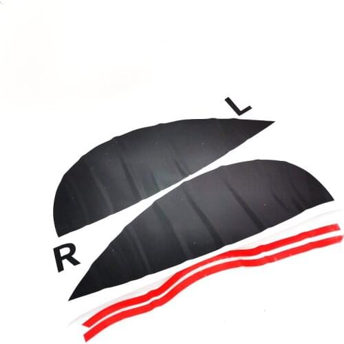 Headlight Double eyelid Cute Sticker Modified Head Lamp Decal for Mini R56 F55 F60