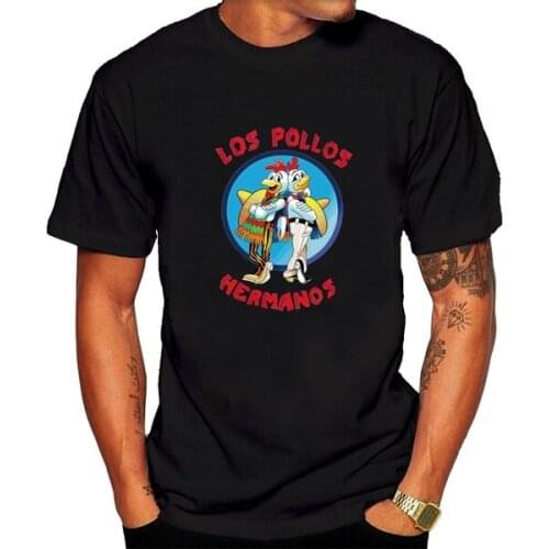 Mens Los Pollos Hermanos Chickens Men Short Sleeve T-Shirt Black