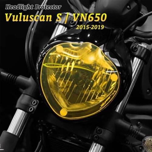 For KAWASAKI Vuluscan S VN650 VN 650 2015-2019 Motorcycle Headlight Guard Head Light Shield Screen Lens Cover Protector