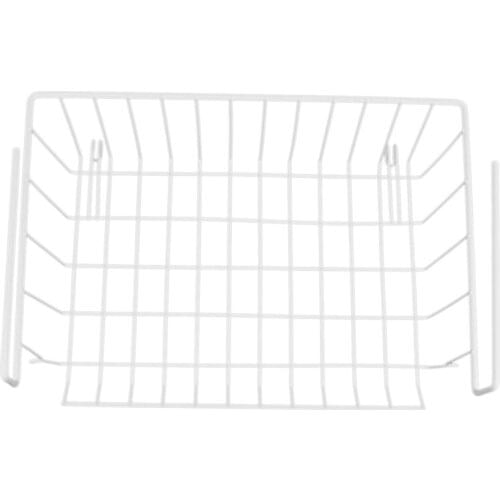 Under Shelf Storage Basket, 2 Pcs Under Cabinet Storage Wire Basket Organizer Fit Dual Hooks for Kitchen Pantry Desk Bookshelf C