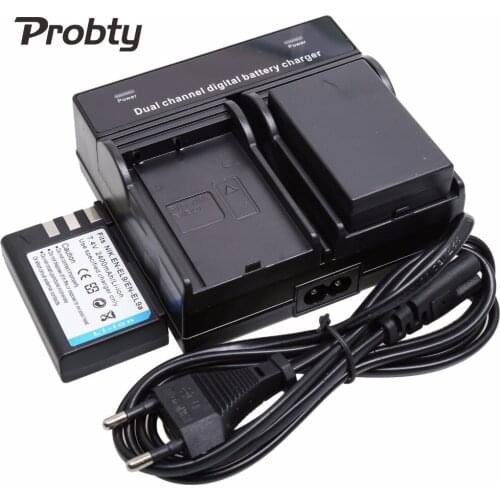 PROBTY 2Pcs EN-EL9 ENEL9 EN-EL9a EN EL9 Batteries + Dual Charger For Nikon D40 D40X D60 D3000 D5000 Digital Camera 2400mAh