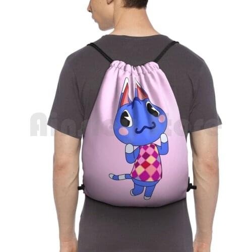 Rosie / / Animal Backpack Drawstring Bag Riding Climbing Gym Bag Dobutsu No Mori Population Growing Wild World City Folk New