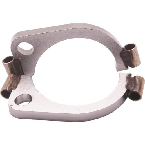 Heavy Duty 3" Mild Steel Exhaust Split Flange Flat Oval Replacement Assembly