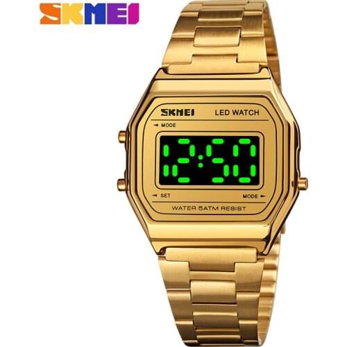 LED Digital Men Watch Chronograph Stopwatch Sport Watches Black Light Male Man Waterproof Wristwatches Relojes Masculino SKMEI