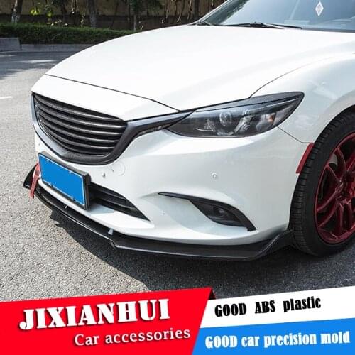 For Mazda 6 ATENZA Body kit spoiler 2016-2018 For ATENZA ABS Rear lip rear spoiler front Bumper Diffuser Bumpers Protector