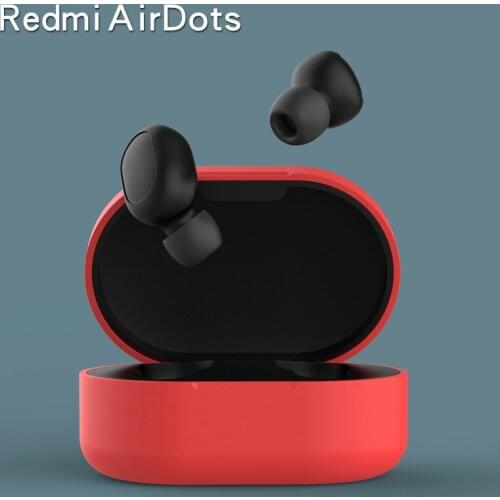 Earphone Protective Cover For Xiaomi Redmi Airdots Headphone Case Waterproof Non-slip Silicone Earphone Cover For Redmi Airdots