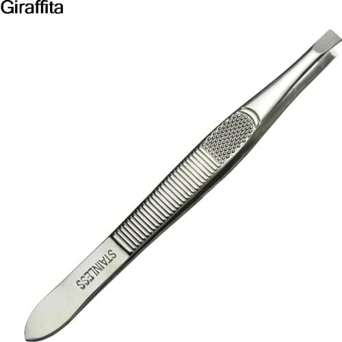 1Pc Women Eyebrow Face Nose Hair Clip Tweezer Remover Stainless Steel Tweezers Shape Tool Eyebrow Tweezers