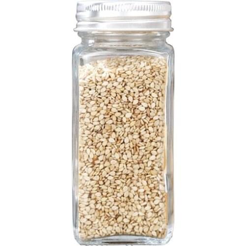 12Pcs Spice Jars Square Glass Containers Seasoning Bottle Spice Tins Condiment Containers Kitchen Organizer Tools with Cover Lid