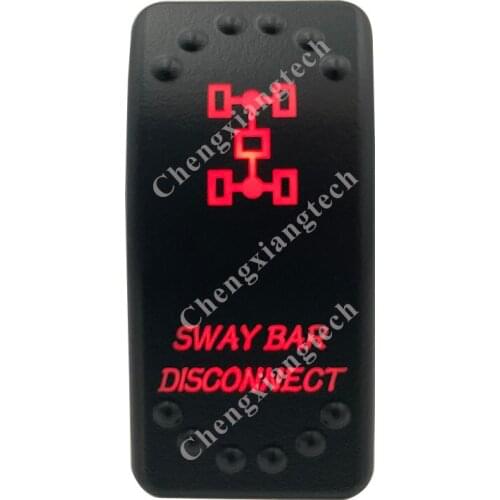 12V 20A / 24V 10A Dual Red Led 5P On Off SPST Rocker Switch Sway Bay Disconnect Waterproof for Car Boat Truck Circuit Breaker
