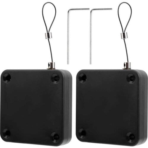 2Pcs Automatic Door Closer Sensor Punch-Free Portable Small for Home Office Doors Off high quality