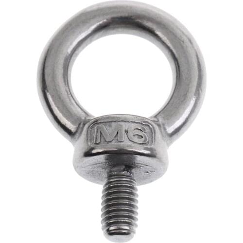 304 Stainless Steel DIN 580 Machine Shoulder Lift Eye Bolt Marine M6 M8 M10 M12 M14 M16 M18 M20